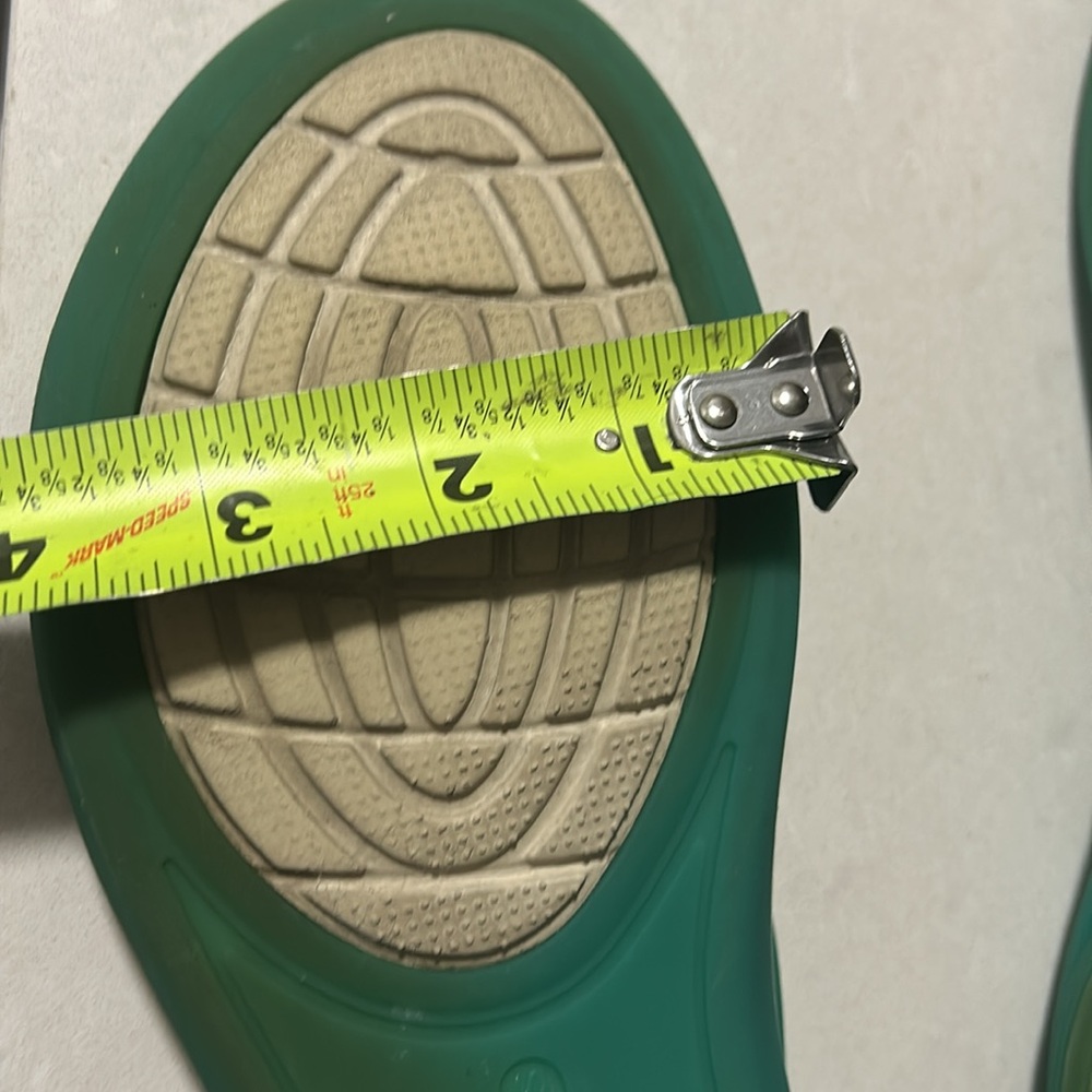 Crocs Isabella Flat Sandal Shoes Women’s Island Green size 9 Kelly sandals - Picture 12 of 13